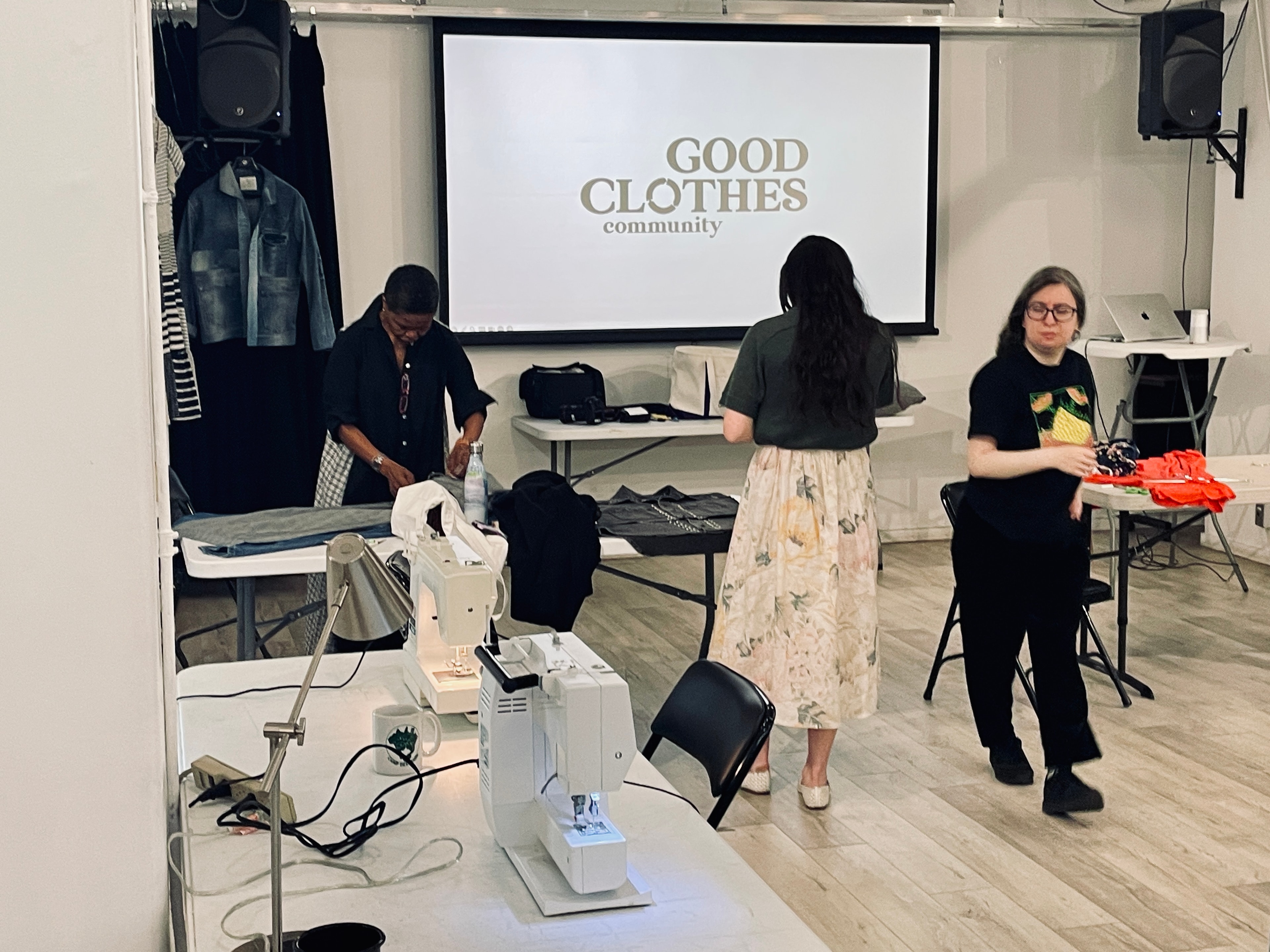 Good Clothes Community event presentation